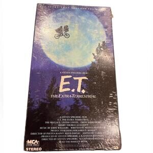 E.T. The Extra-Terrestrial VHS vintage tape, factory sealed.